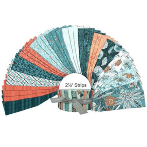 QT fabrics Dahlias At Dusk 2 1/2" strips