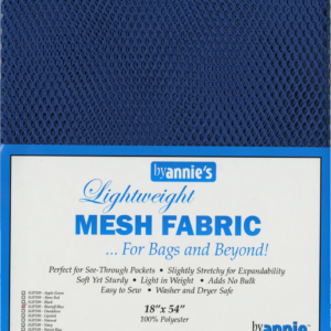 By Annies Lightweight Mesh Fabric - Blastoff Blue - 18x54in