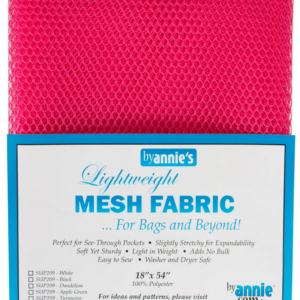 By Annies Lightweight Mesh Fabric - Lipstick - 18x54in