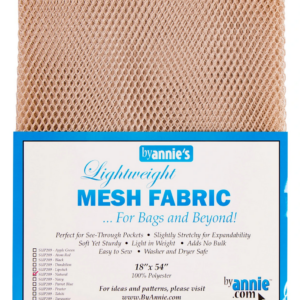 By Annies Lightweight Mesh Fabric - Natural - 18x54in