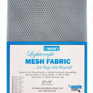 By Annies Lightweight Mesh Fabric - Pewter - 18x54in