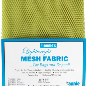 By Annies Lightweight Mesh Fabric - Apple Green - 18x54in