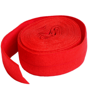 By Annies Fold-over Elastic 3/4in x 2yd Atom Red