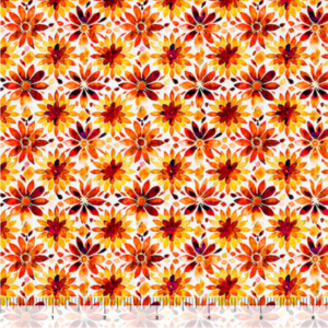 QT fabrics Oasis Tiny Floral Red