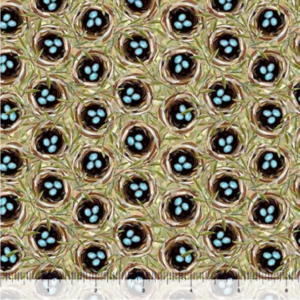 QT fabrics Fluttering Petals Bird Nests