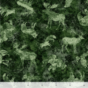 QT fabrics Mountain Splendor Animal Silhouettes