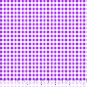 QT fabrics Dots and Stripes Mini Gingham Purple