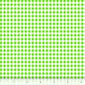 QT fabrics Dots and Stripes Mini Gingham Green