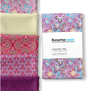 Benartex Sunnyside 1 Yard Bundle -Pink