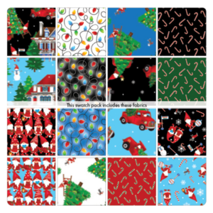 Benartex Merry Gnomeville 9pc Fat Quarter Bundle