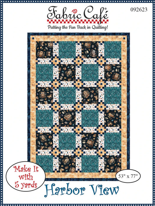 Fabric Cafe Harbor View 5 Yard Pattern