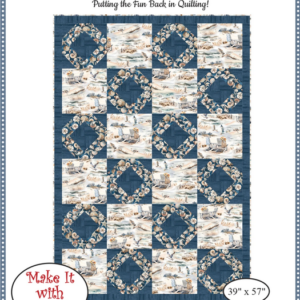Fabric Cafe Shoreline 3 Yard Pattern