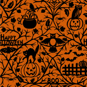 Maywood Studio Pumpkin Grove Orange/Black