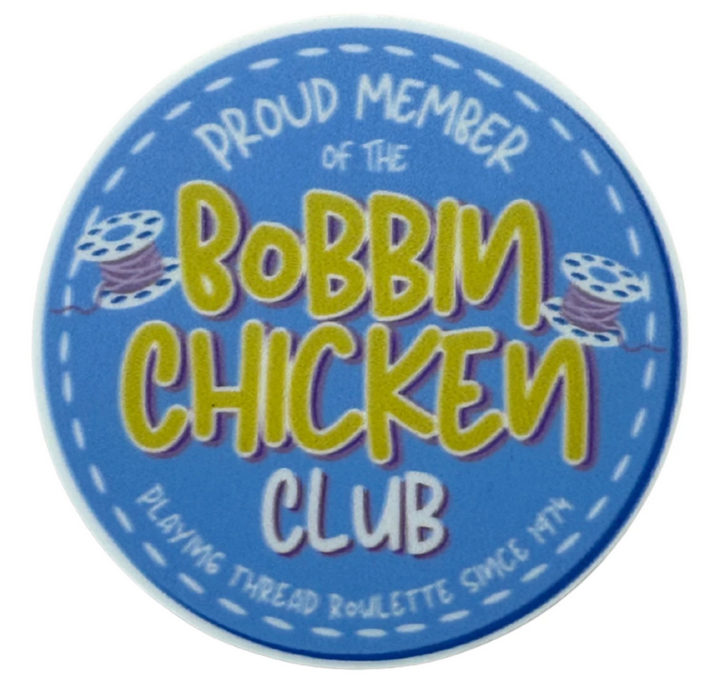 Bobbin Chicken Club Sticker