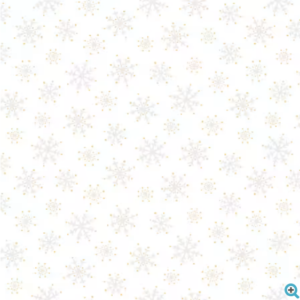 Maywood Studio Merry Mix White/Gold Snowflakes
