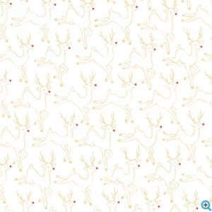 Maywood Studio Merry Mix White/Gold Deer