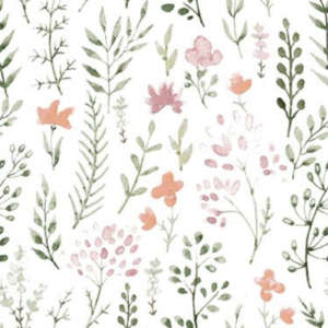 Nature Crawls Flannel Floral