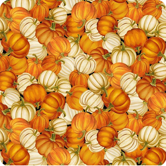 Timeless Treasures Give Thanks Pumpkins