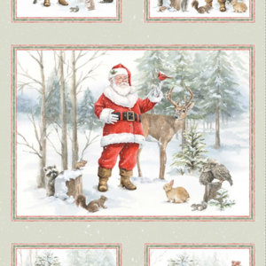 Woodland Whispers Santa's Woodland Wonder Panel