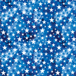 Benartex Celebration Stars Blue 108"
