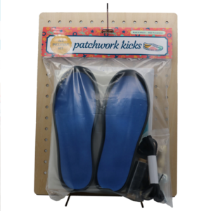 Patchwork Kicks All Inclusive Shoe Kit Size 8 Dark Gray