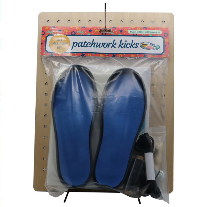 Patchwork Kicks All Inclusive Shoe Kit Size 8 Dark Gray
