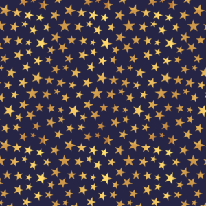 David Textiles Ditsy Stars WVU Blue/Gold