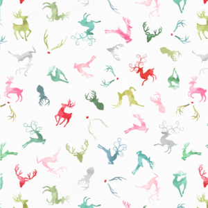 Henry Glass Christmas In Color Oh Deer