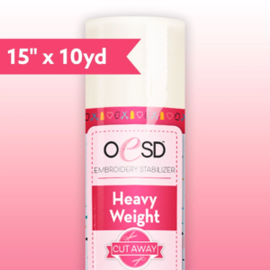 OESD Embroidery Stabilizer Heavy Weight Cut Away 15" x 10yds